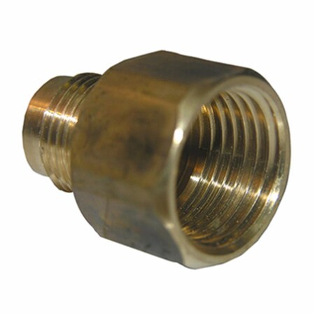 Dendesigns 0.375 Male Flare x 0.5 Female Pipe Adapter DE572686